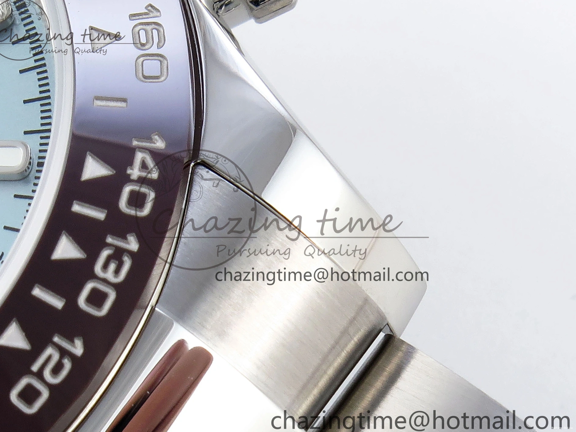 0418 TimelessDesign DAYTONA 116506 SS OMF BEST EDITION ICE BLUE DIAL ON SS BRACELET A7750 (SLIM MOVEMENT) 1811